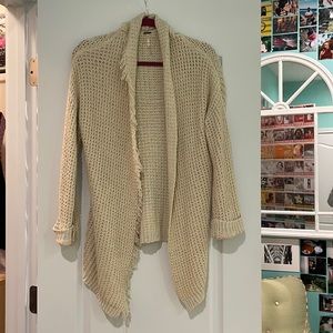 crochet free people cardigan